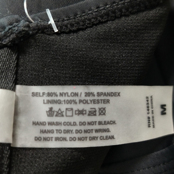 New Top Black Swimsuit / Size Medium - Picture 9 of 9